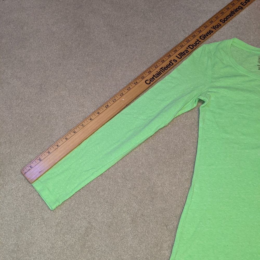 No boundary Lime green long sleeve tee - Picture 4 of 13